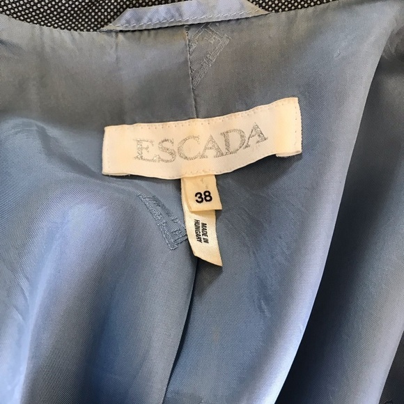 ESCADA Margaretha Ley Guadeloupe Super 110 Jacket Blazer made in ITALY. Size 38 - Picture 12 of 13